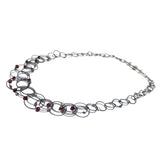 Interlock Necklace (Mini) with Stone