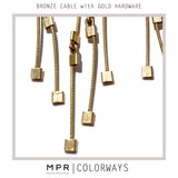 Multi-Interlock Teardrop Chain Hook Earrings