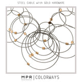 Multi-Interlock Teardrop Chain Hook Earrings