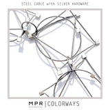 Multi-Interlock Teardrop Chain Hook Earrings