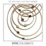 Multi-Interlock Teardrop Chain Hook Earrings