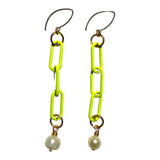 MPR x IMAGINARIUM Acid Lime Pearl Relay Earrings