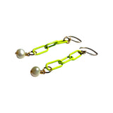 MPR x IMAGINARIUM Acid Lime Pearl Relay Earrings