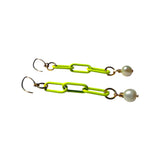 MPR x IMAGINARIUM Acid Lime Pearl Relay Earrings