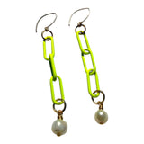 MPR x IMAGINARIUM Acid Lime Pearl Relay Earrings