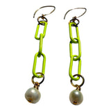 MPR x IMAGINARIUM Acid Lime Pearl Relay Earrings