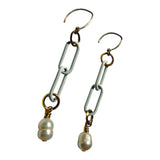 MPR x IMAGINARIUM Alabaster Pearl Relay Earrings