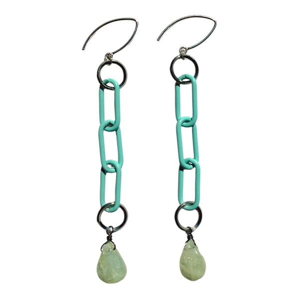 MPR x IMAGINARIUM Aqua Sage Link Earrings