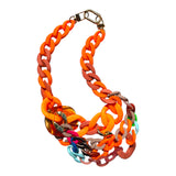 MPR x IMAGINARIUM: Coral Bonfire Statement Necklace