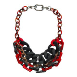 MPR x IMAGINARIUM: Crimson Graphite Statement Necklace