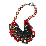 MPR x IMAGINARIUM: Crimson Graphite Statement Necklace