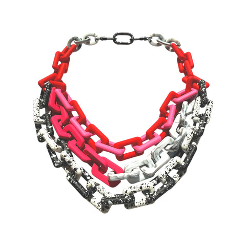 MPR x IMAGINARIUM: Neon Static Statement Necklace
