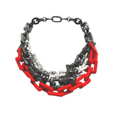 MPR x IMAGINARIUM: Scarlet Halftone Statement Necklace
