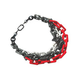 MPR x IMAGINARIUM: Scarlet Halftone Statement Necklace