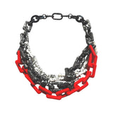 MPR x IMAGINARIUM: Scarlet Halftone Statement Necklace