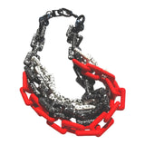 MPR x IMAGINARIUM: Scarlet Halftone Statement Necklace