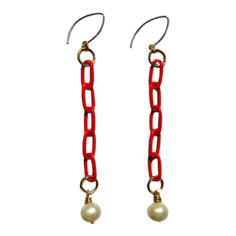 MPR x IMAGINARIUM Scarlet Pearl Relay Earrings