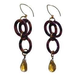 MPR x IMAGINARIUM Tortoise Golden Orbit Earrings