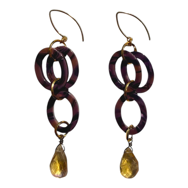 MPR x IMAGINARIUM Tortoise Golden Orbit Earrings