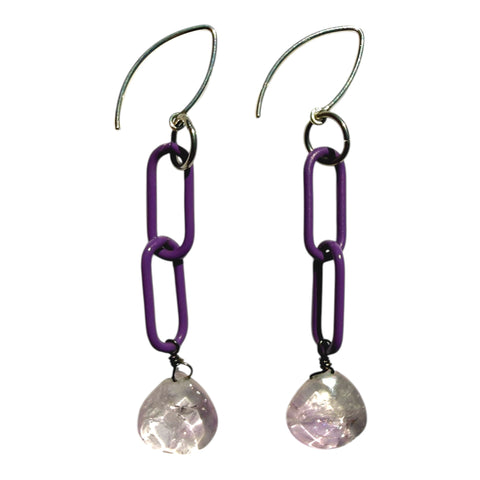 MPR x IMAGINARIUM Violet Lilac Disc Earrings
