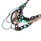 MPR x IMAGINARIUM: Iridescent + Teal Hematite Delight Necklace