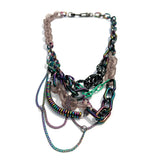 MPR x IMAGINARIUM: Iridescent + Teal Hematite Delight Necklace