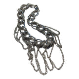 MPR x THE IMAGINARIUM: Silver Sparkle Scallop Short Chain Necklace