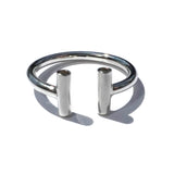 MPR x NU/NUDE Double Perpendicular Tuyau Ring