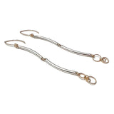 MPR x NU/NUDE Squiggle Two-Tone Earrings