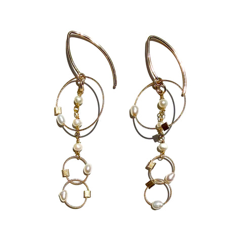 MPR x Misfit Pearls: OOAK Misfit Pearl Long Earrings #19
