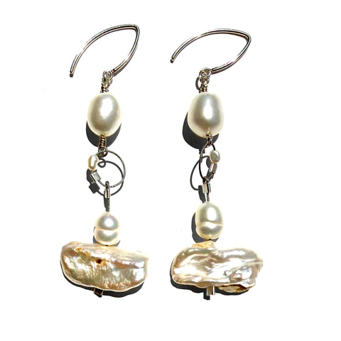 MPR x Misfit Pearls: OOAK Misfit Pearl Long Earrings #20