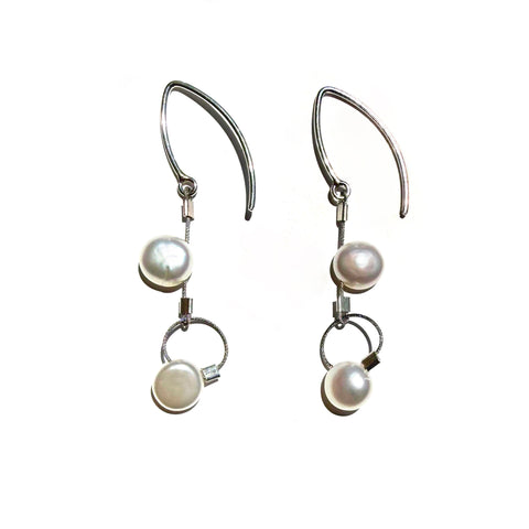 MPR x Misfit Pearls: OOAK Misfit Pearl Long Earrings #27