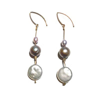 MPR x Misfit Pearls: OOAK Misfit Pearl Long Earrings #32
