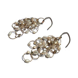 Multi-Interlock Hook Earrings with Stones