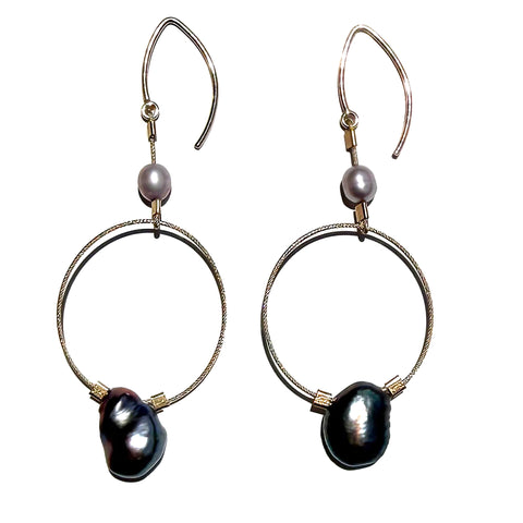 MPR x Misfit Pearls: OOAK Misfit Pearl Earrings #10