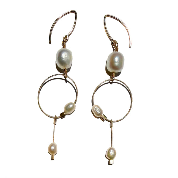 MPR x Misfit Pearls: OOAK Misfit Pearl Earrings #17