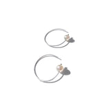 Crescent Moon Hoops