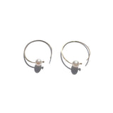 Crescent Moon Hoops