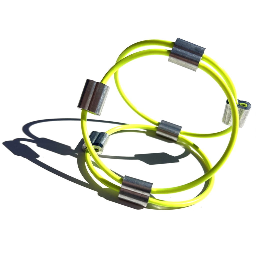 MPR Maxi Cable Collection: XL Maxi Pyramid Cuff in Neon Yellow – Meghan ...