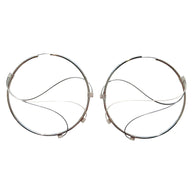 Triple Wave Hoops (XL)