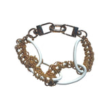 Gold on White Chain Links Bracelet, SFMOMA 2026 studio view