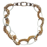Gold Chain on White Links Necklace, SFMOMA 2026 studio view