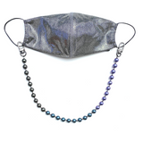 Sea Change Bead Necklace- Blues-y Colorblocked Swarovski Pearls