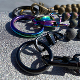 Sea Change Bead Necklace- Rainbow Iridescent Druzy Quartz