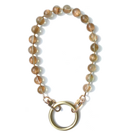 Sea Change Bead Necklace- Bronze Sandstone Quartz