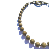 Sea Change Bead Necklace- Bronze Druzy Quartz
