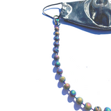 Sea Change Bead Necklace- Rainbow Iridescent Druzy Quartz