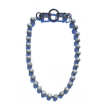 Sea Change Bead Necklace- Gunmetal Druzy Quartz
