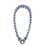 Sea Change Bead Necklace- Gunmetal Druzy Quartz
