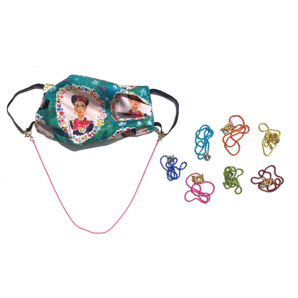 MPR x PPE Kids Chain Mask Holder Necklace: Monochrome
